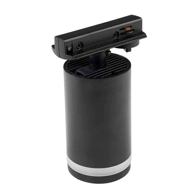 Светильник светодиодный трековый на шинопровод ДПО GX10  PTR 38 GU10 BL 230V IP20 без лампы черный корпус JazzWay 5052277