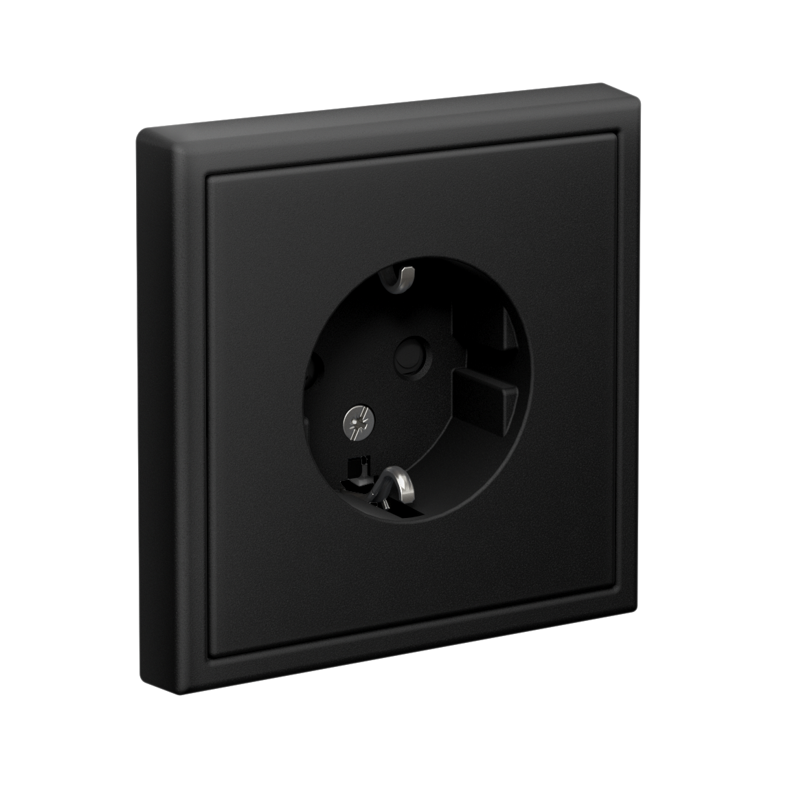 ARTGALLERY розетка с заземлением со шторками, 16А, механизм, карбон Systeme Electric GAL001045