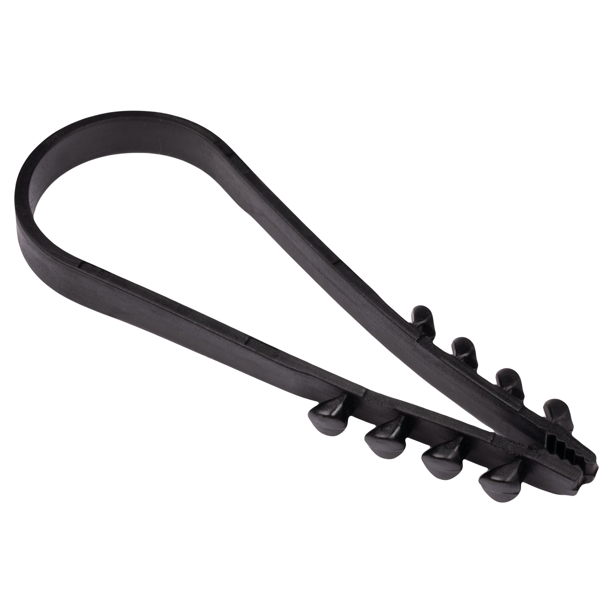 Дюбель-хомут для круглого кабеля черный 19-25 Jazzway (100 шт/уп) JazzWay 5054882