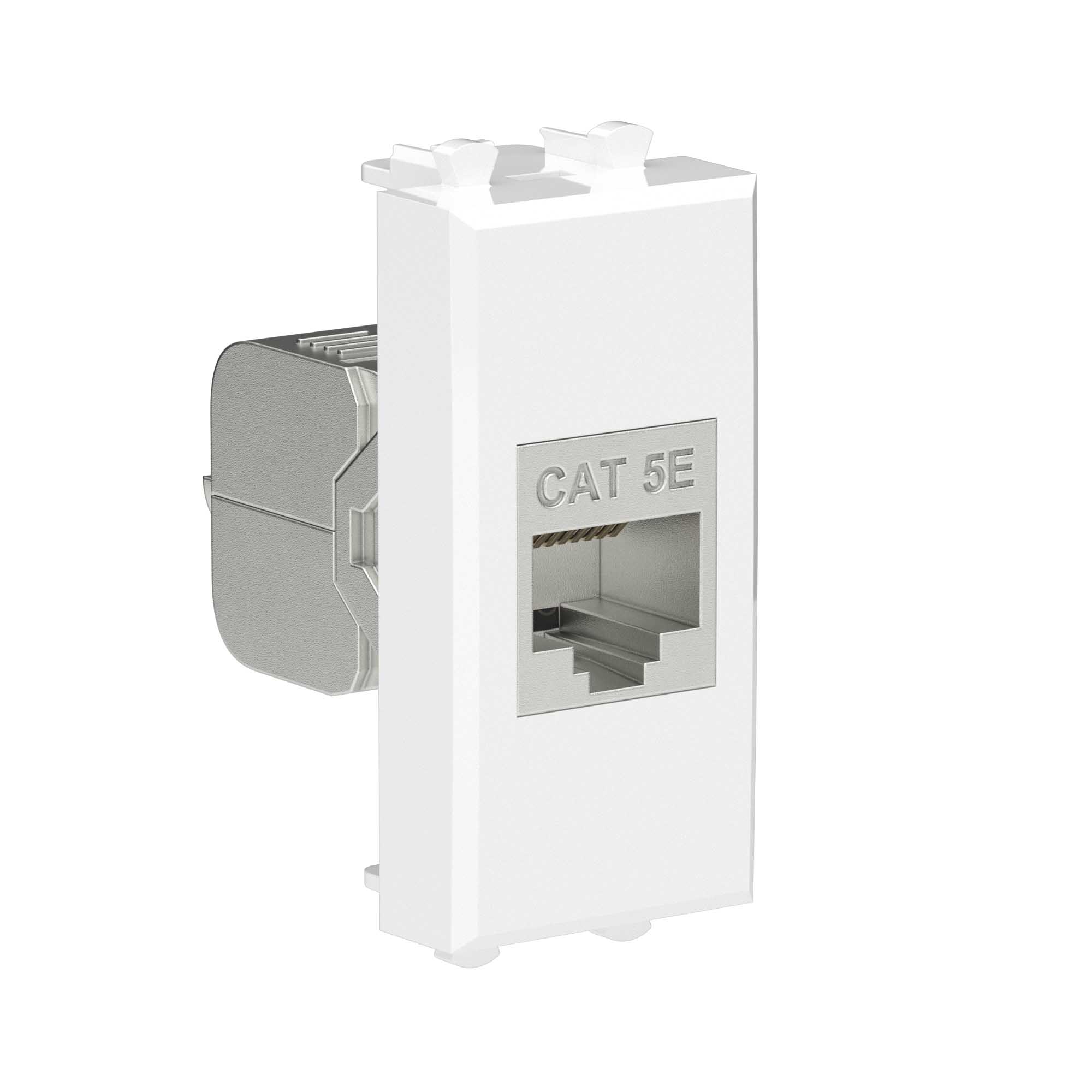 Avanti Компьютерная розетка RJ-45 без шторки      модульная кат.5е экранированная Белое облако 1    модуль DKC 4400761