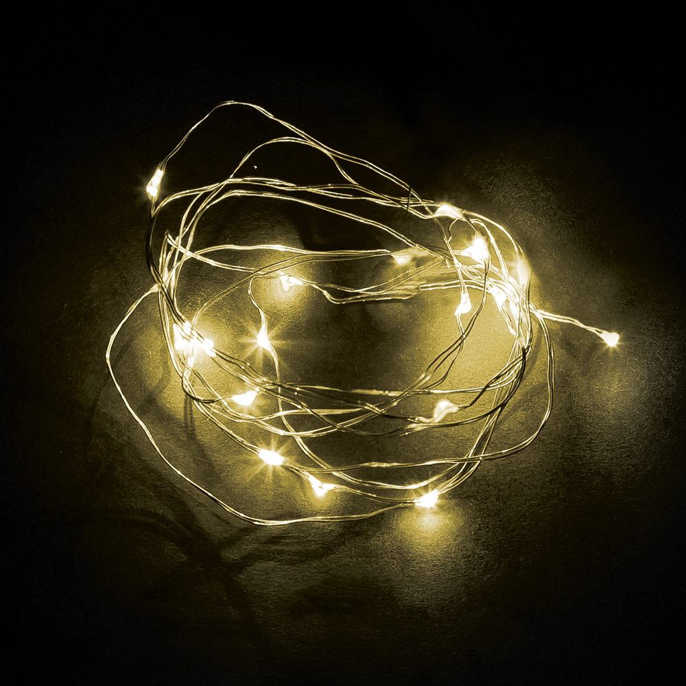Гирлянда линейная Роса LED 2700К 10 м USB FERON CL576 48186