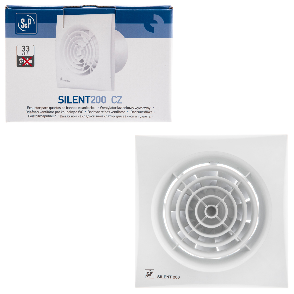 Вентилятор вытяжной Silent-200 CZ Soler & Palau 5210424700 03-0103-110