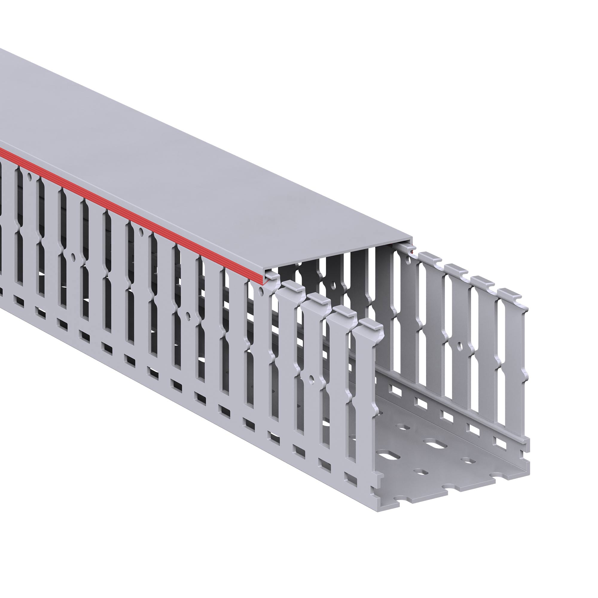 Короб перфорированный RL12 80x80 серый QUADRO DKC 00152RL
