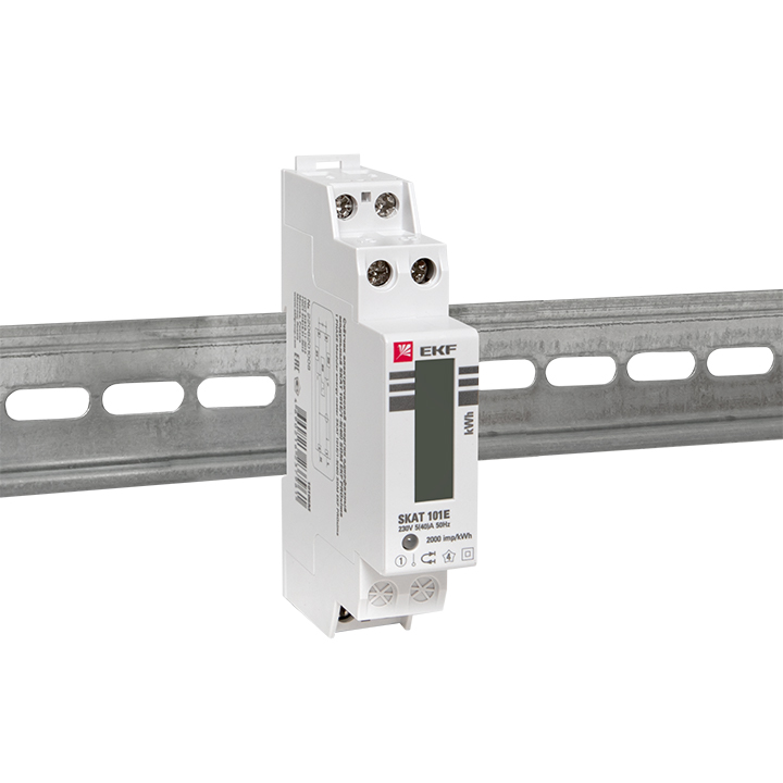 Счетчик электрической энергии модульный SKAT 101Э/1 - 5(40) Ш Р M EKF 10106M