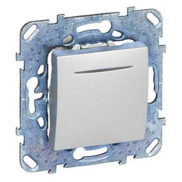 UNICAtop Переключатель одноклавишный с индикацией в рамку сх.6 Schneider Electric MGU5.203.30NZD