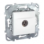 UNICA Розетка телевизионная TV в рамку белая Schneider Electric MGU5.462.18ZD