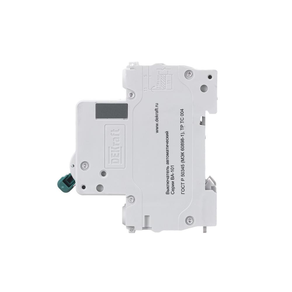 Выключатель автоматический трехполюсный 25А С ВА-101 4.5кА Dekraft 11080DEK