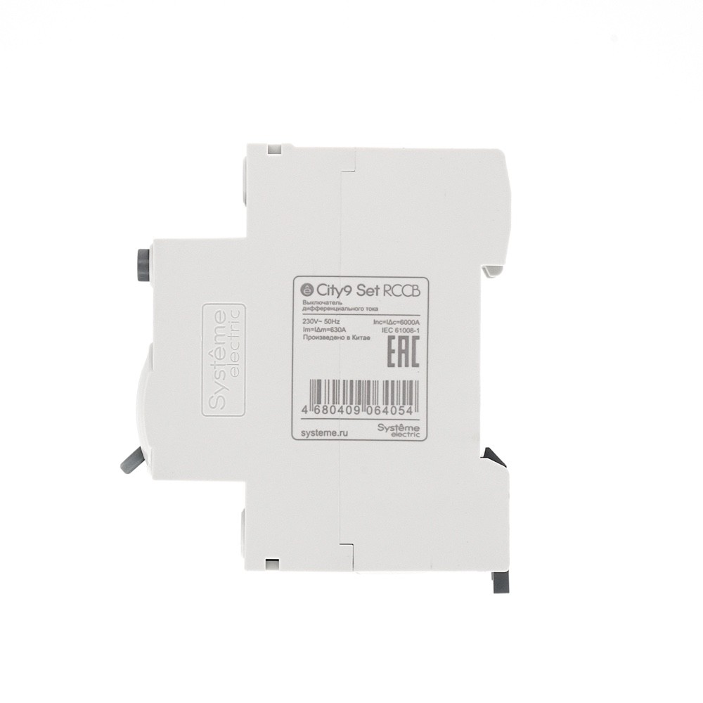 Выключатель дифференциального тока (ВДТ) 63А 2P 30мА Тип-AC 230В City9 Set Systeme Electric C9R36263