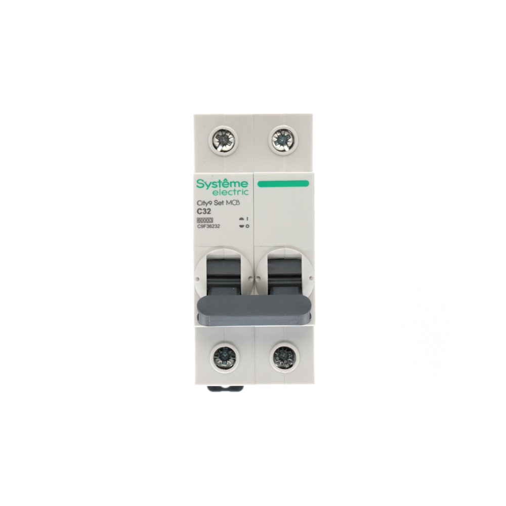 Выключатель автоматический двухполюсный (АВ) С 32А 2P 6kA 230В City9 Set Systeme Electric C9F36232