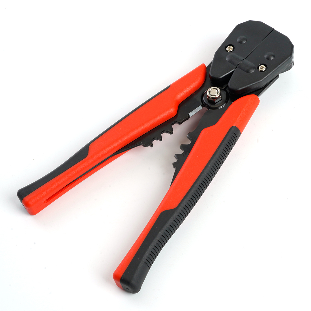 Инструмент для зачистки кабеля и обжима гильз и наконечников 0,2-6мм STEKKER WSC-001 39775