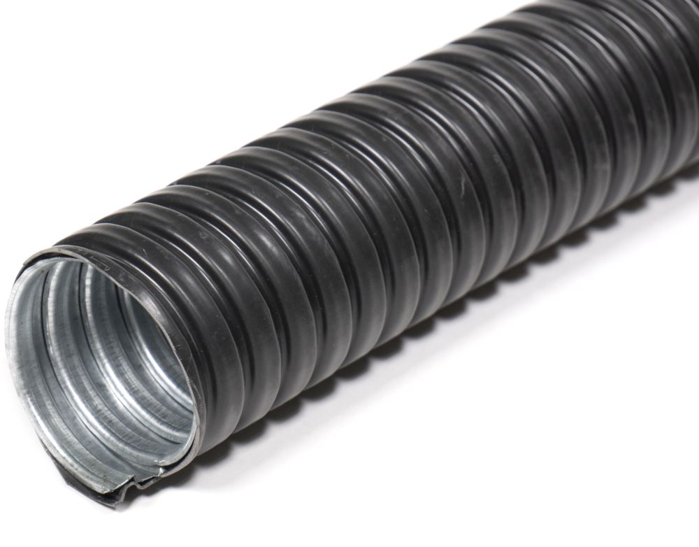 Металлорукав в ПВХ изоляции МРПИ НГ 25            морозостойкий, черный, УХЛ1 (50 м/уп.) ЗЭТА ЗЭТАРУС zeta42314