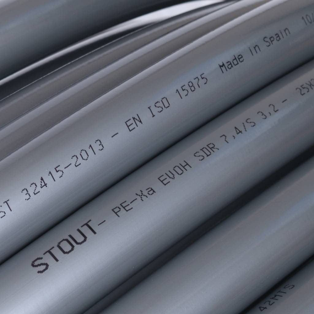 Труба 25х3.5 сшитый полиэтилен PE-Xa, слой EVOH, бухта 50 м STOUT SPX-0001-002535 RG008P0TOSRQMB