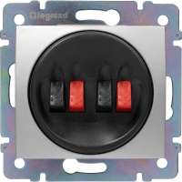 VALENA Розетка для динамика алюминий Legrand 770124