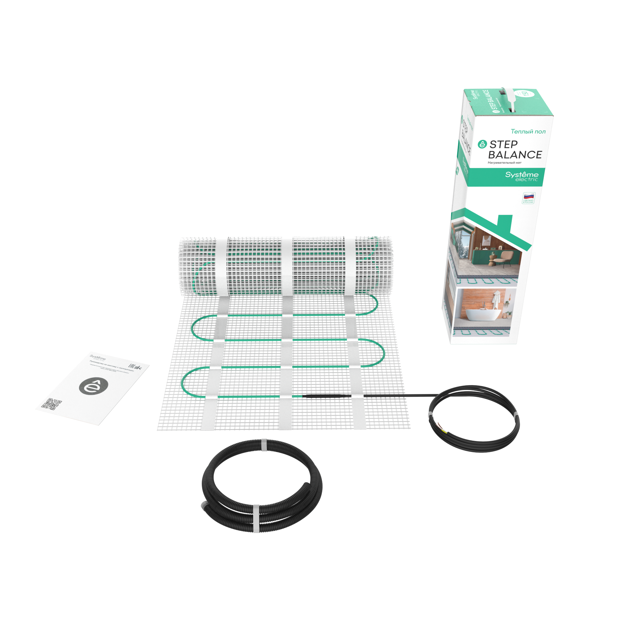 Мат нагревательный STEP BALANCE 150 Вт/м2 525 Вт 3.5 м2 Systeme Electric SBM150035