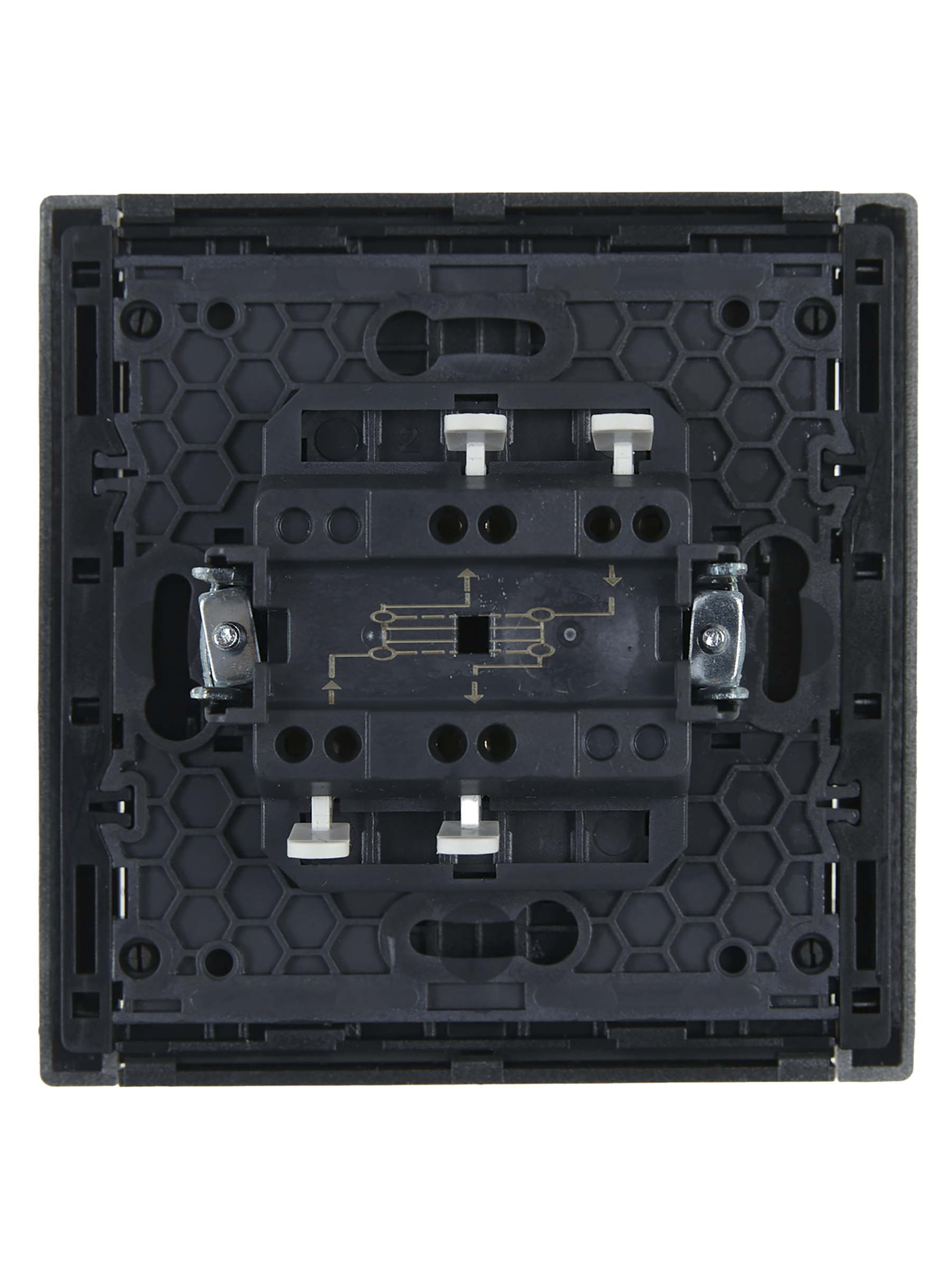 FORTE&PIANO Выключатель 1-клавишный перекрестный 10А FP512 сталь IEK FP-V13-0-10-1-K46
