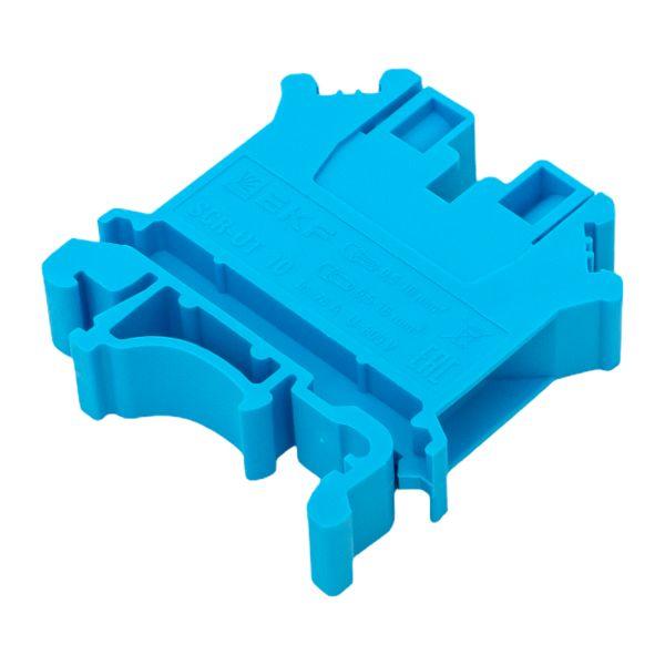 Клеммная колодка винтовая 10 UT синяя EKF scr-ut-10-b