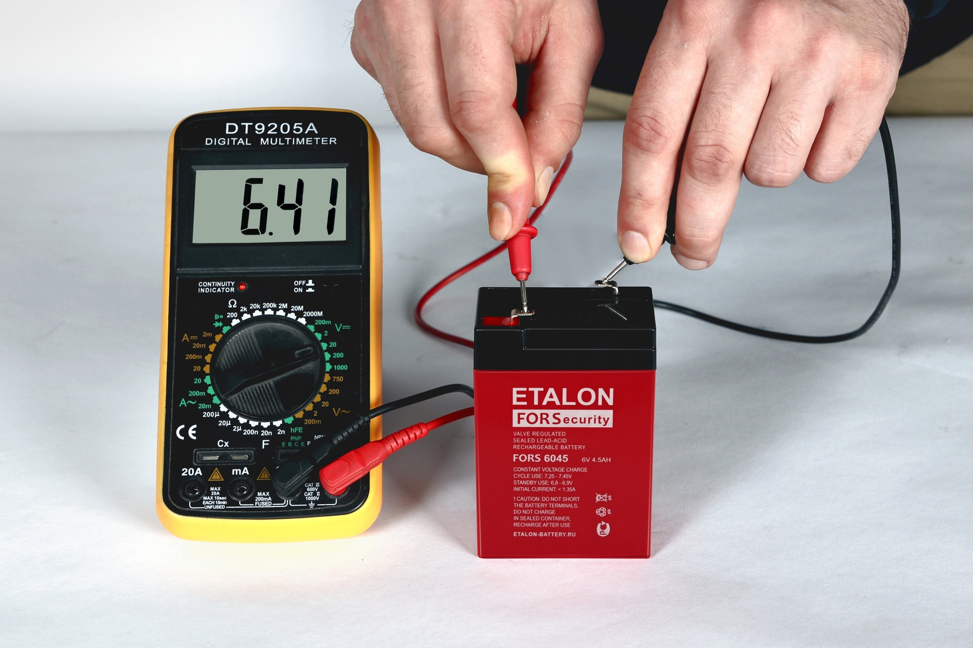Аккумулятор 6В 4,5Ач ETALON BATTERY FORS 6045 200-6/045S