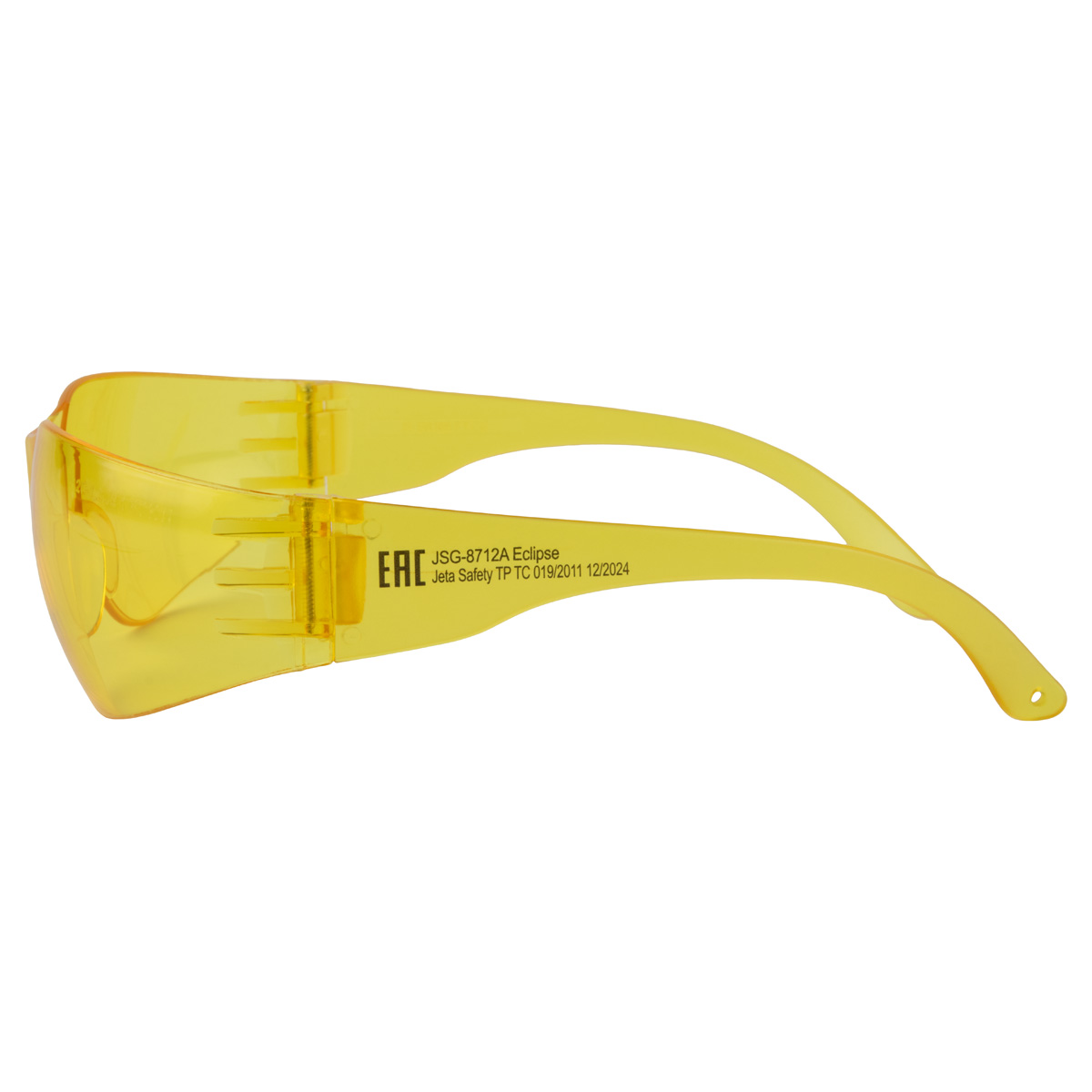 Очки открытые JSG-8712A Eclipse, янтар.линзы, антизапотев. покр.+против царапин Jeta Safety