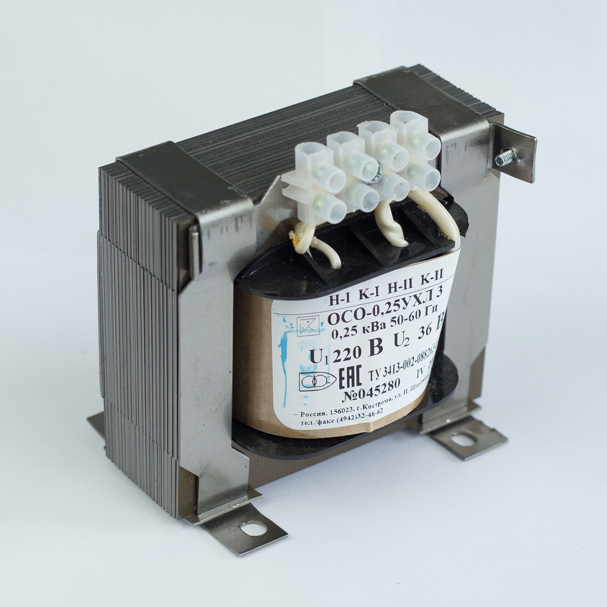 Трансформатор напряжения понижающий ОСО-0.25-09 УХЛ 3 220/24 ФКУ ИК-1 (Кострома) ОС0000002215