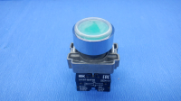 Кнопка LA167-BAF35 d=22мм 1з+1р зеленая IEK BBT20-BAF35-3-22-67-K06