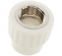 Муфта комбинированная 25x1/2' ВР полипропиленовая PPR белая Valfex 10129125