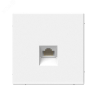 ARTGALLERY РОЗЕТКА компьютерная RJ45, кат. 5е, механизм, БЕЛЫЙ Systeme Electric GAL000183