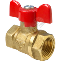 Кран шаровой OPTIMA 11Б27фт1М 3/4' ВВ ручка бабочка Valfex VF.217.L0B1.034