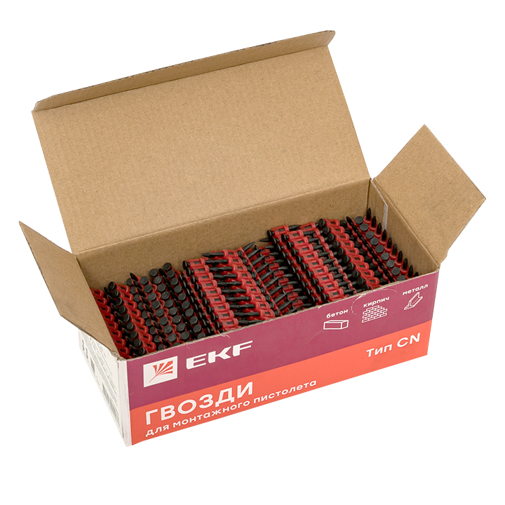 Гвозди для монтажного пистолета 17 мм (упак. - 1000 шт.) Expert EKF cpn-2717bg