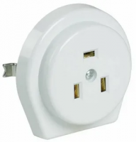 Розетка скрытая разборная для плиты с заземлением 32А белая РПпл11-01-Ст IEK ERP11-32-01-K01