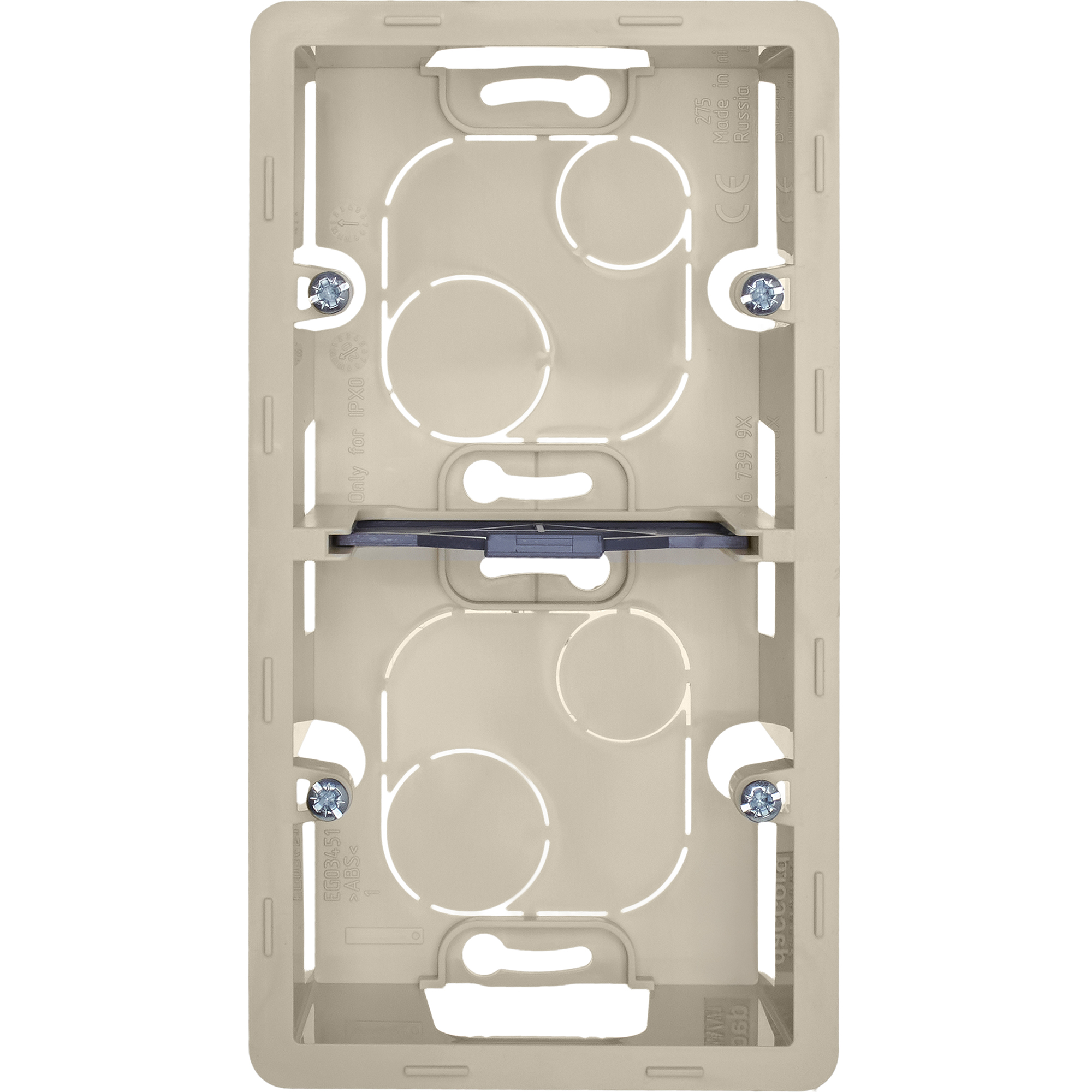 Коробка накладного монтажа 2 поста INSPIRIA слоновая кость Legrand 673991