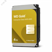 Жесткий диск 3.5'' 4 ТБ Gold, SATAIII, 7200 об/мин, 256 МБ Western Digital WD4004FRYZ 152498