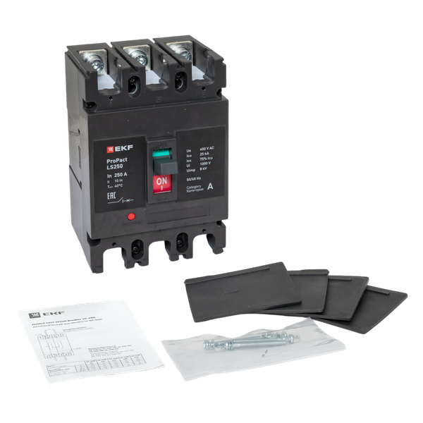 Выключатель автоматический LS250 25кА 3P 250А     ProPact EKF mccb-250-25-3-250-ls