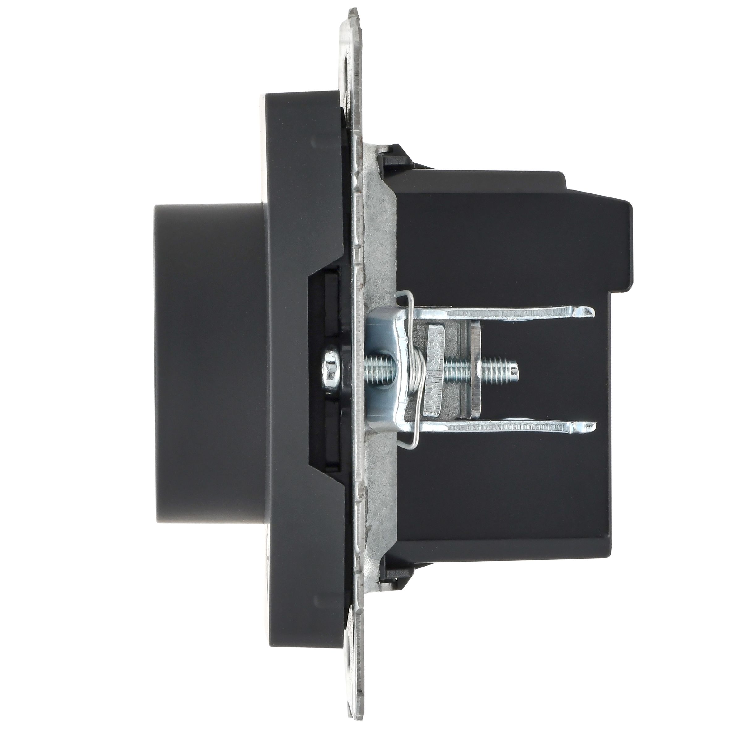 BRITE Термостат электронный с индикацией ТС10-1-БрГ графит IEK BR-RT11-K53