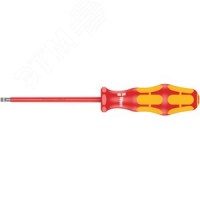 Отвертка диэлектрическая шлицевая 160 i SL VDE 0.8X4X100 мм Wera WE-006115