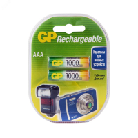 Аккумулятор перезаряжаемый GP 100AAAHC AAA, емкость 930 мАч 8397