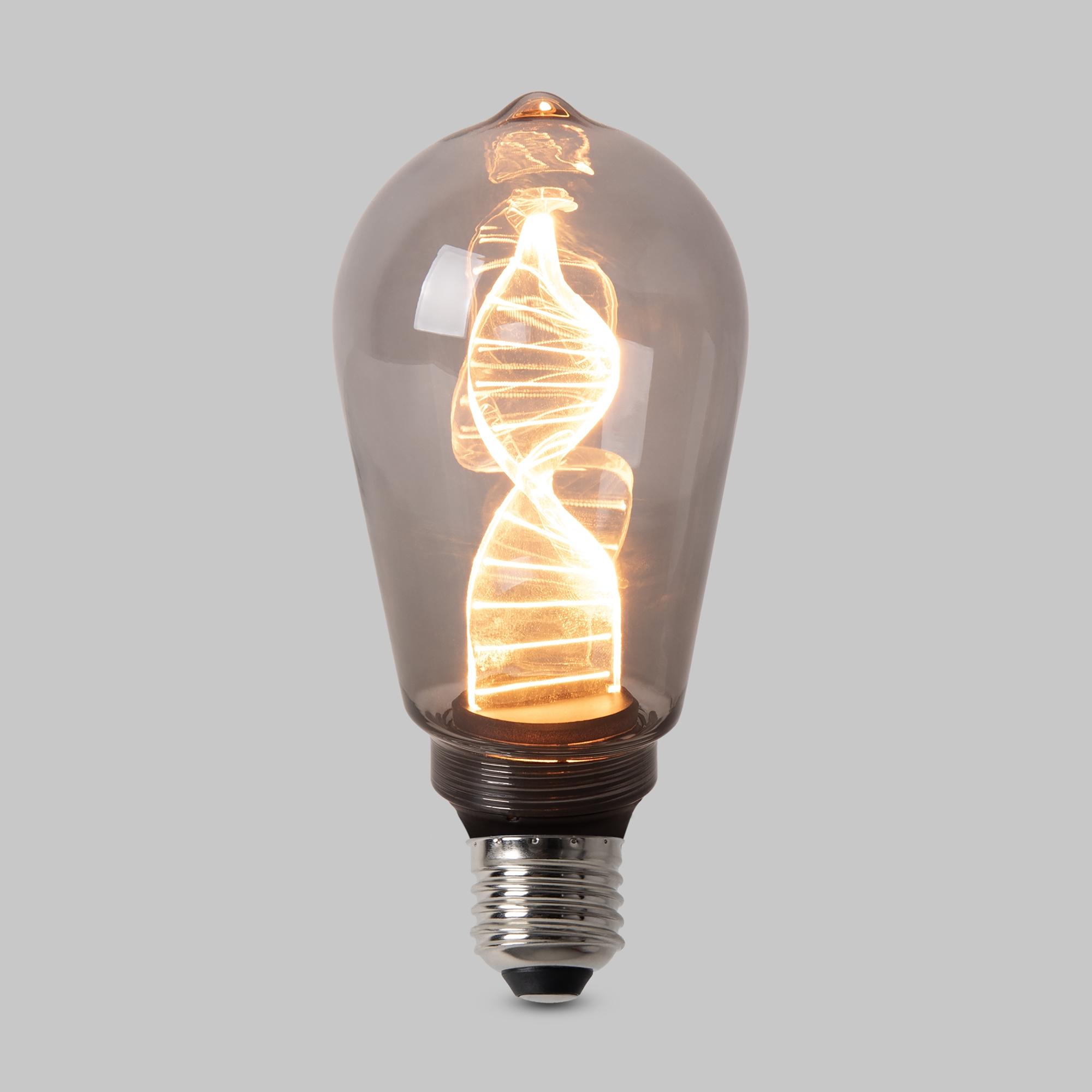 Лампочка филаментная цоколь E27 4W 1800К тип ST64 DNA Voltega 8594 VG10-ST64warm3.5W-F-SM-DNA