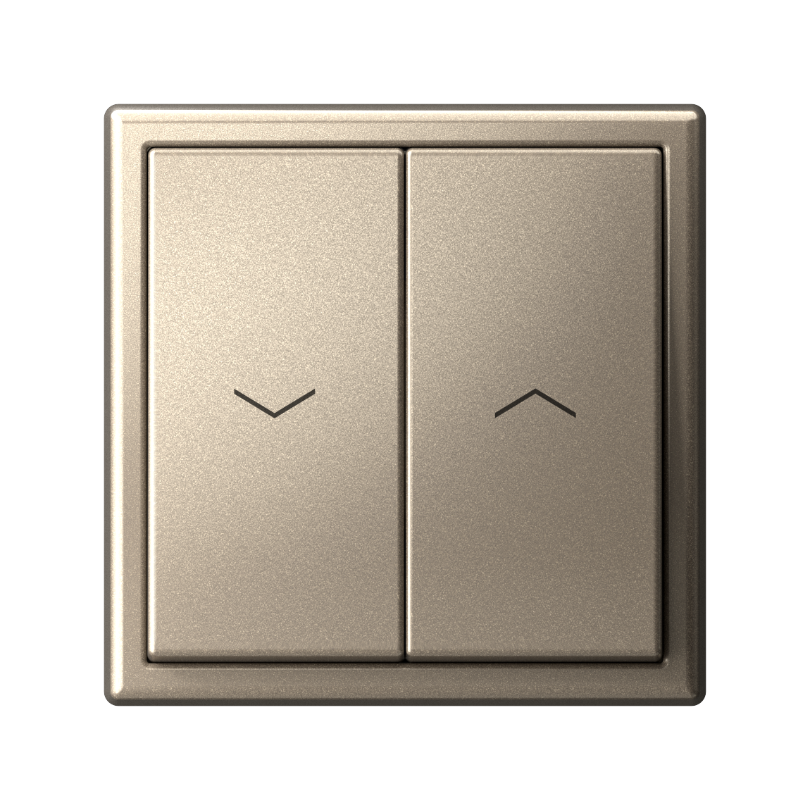 ARTGALLERY 2-клавишный выключатель для жалюзи, 2х сх.4, 10А, механизм, шампань Systeme Electric GAL000519