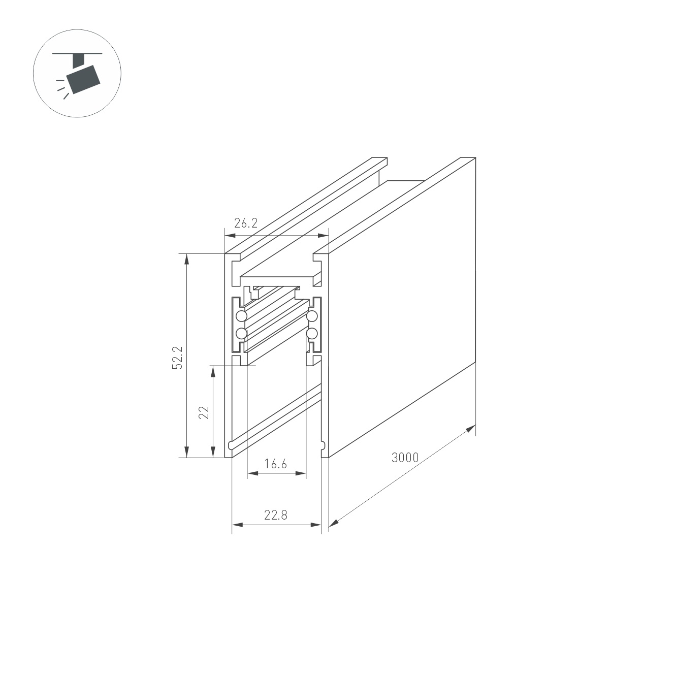Экран матовый PIK-2000 OPAL (ARL, Пластик) Arlight 023987