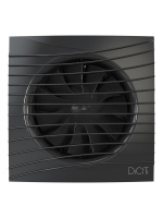 Вентилятор осевой вытяжной с обратным клапаном D125 декоративный DiCiTi SILENT 5C Obsidian 00-99002329