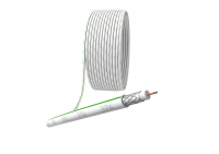 Кабель коаксиальный SAT 703 B 75 Ом CCS,  оплётка Al 75% PVC белый 100м ЭРА SIMPLE SL-B-75-PVC100 Б0044608