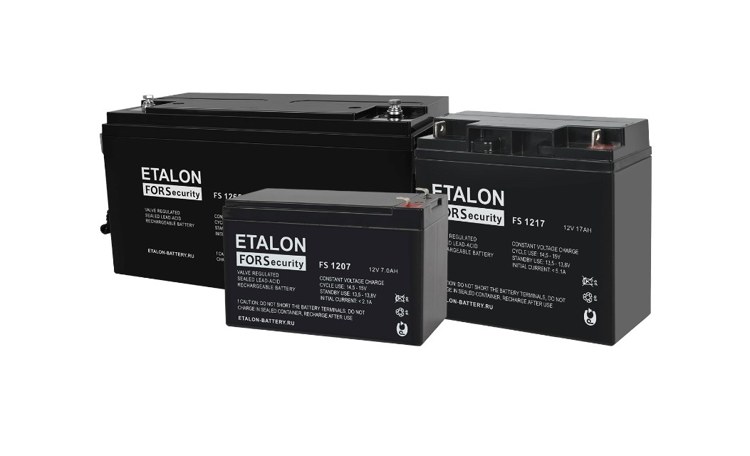 Аккумулятор FS 12В 7Ач ETALON BATTERY FS 1207 100-12/007S