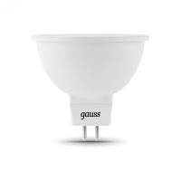 Лампа светодиодная LED 9 Вт 830 лм 3000К софит MR16 теплый GU5.3 AC 220В Black GAUSS 101505109