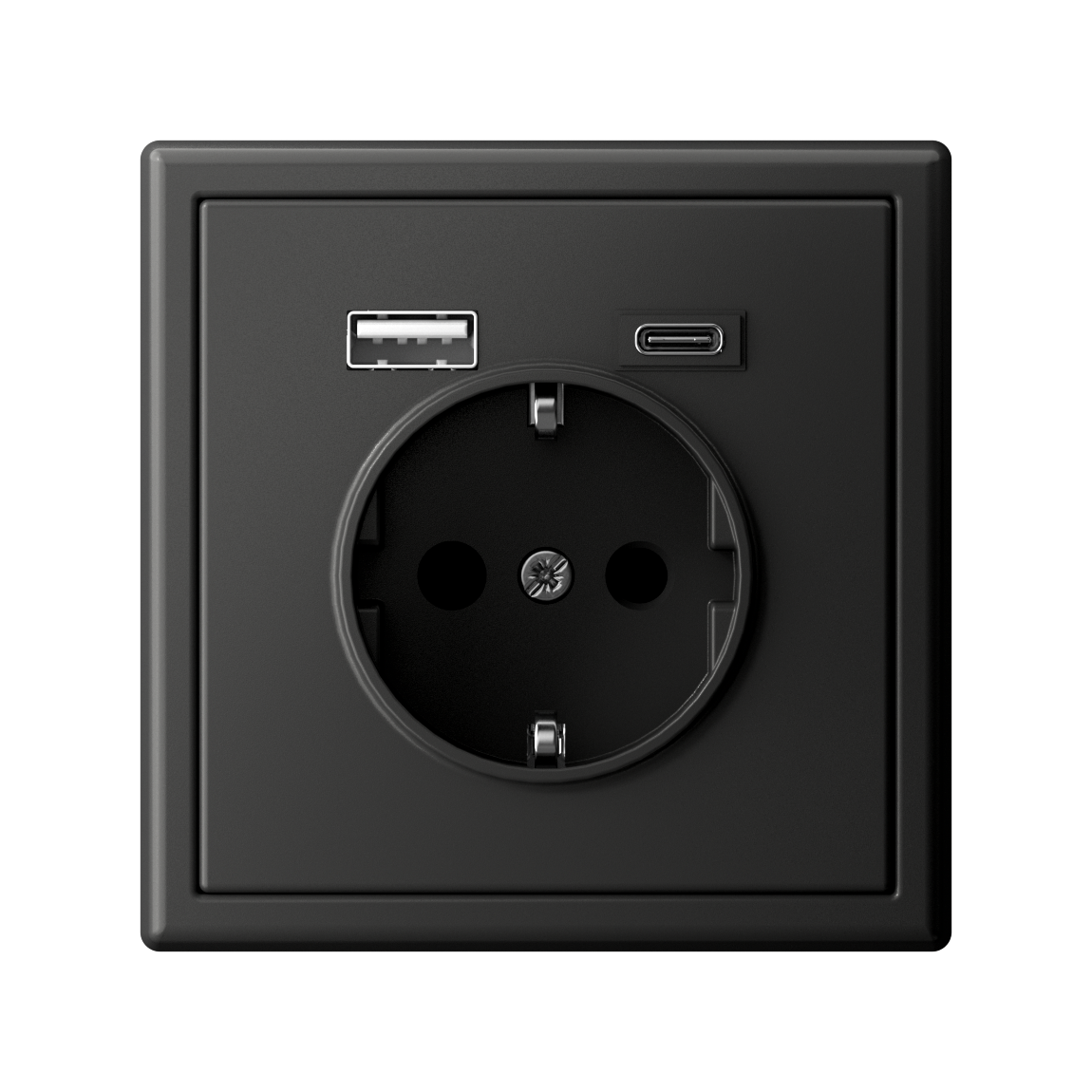 ARTGALLERY розетка 16А с 2 USB A+C, 5В/2,4А/3,0А, 2х5В/1,5А, механизм, базальт Systeme Electric GAL001432