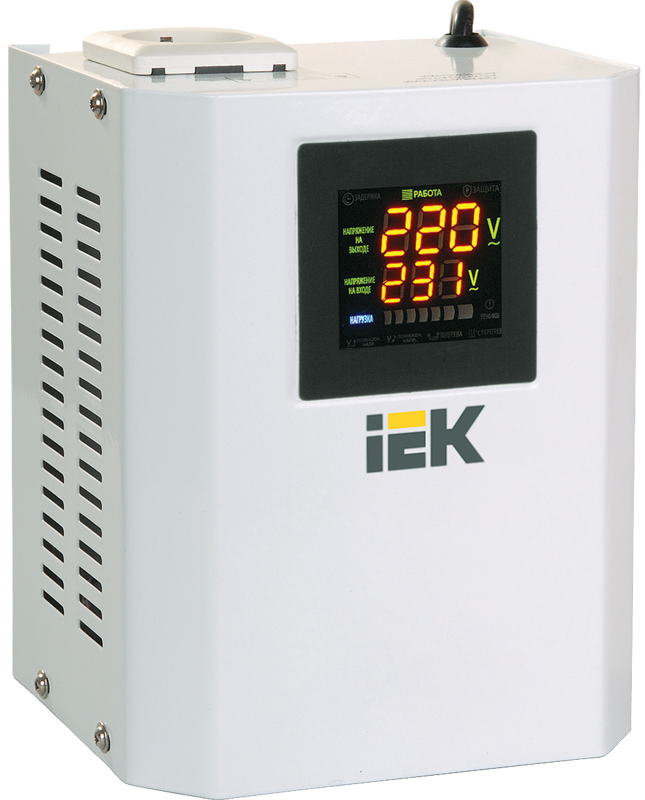 Стабилизаторы напряжения серии BOILER 0.5 IEK IVS24-1-00500