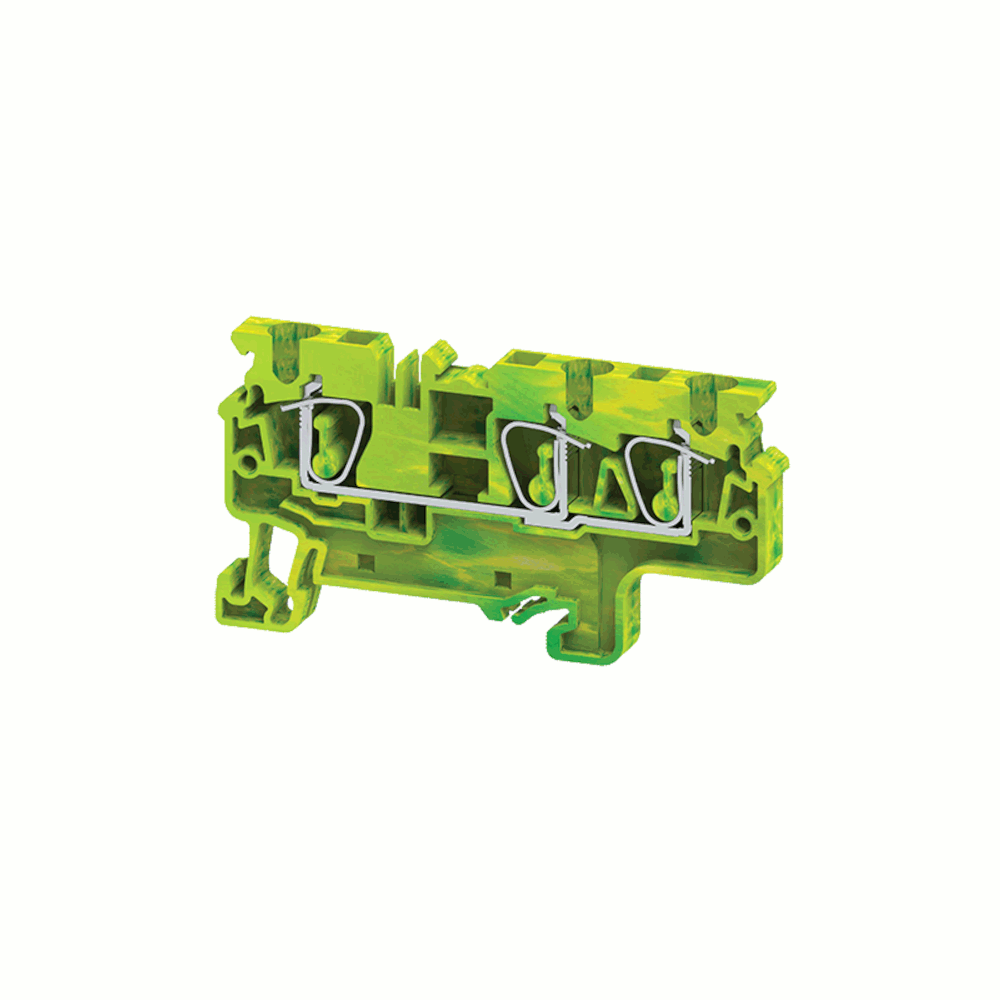 Клемма зазем. 3 конт. 2,5 кв.мм пруж. OptiClip CXG-2,5-TRIPLET-PE-I-(0,2-2,5)-PEN КЭАЗ 331828