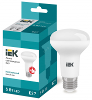 Лампа светодиодная LED рефлекторная 5вт E27 R63 белый ECO IEK LLE-R63-5-230-40-E27