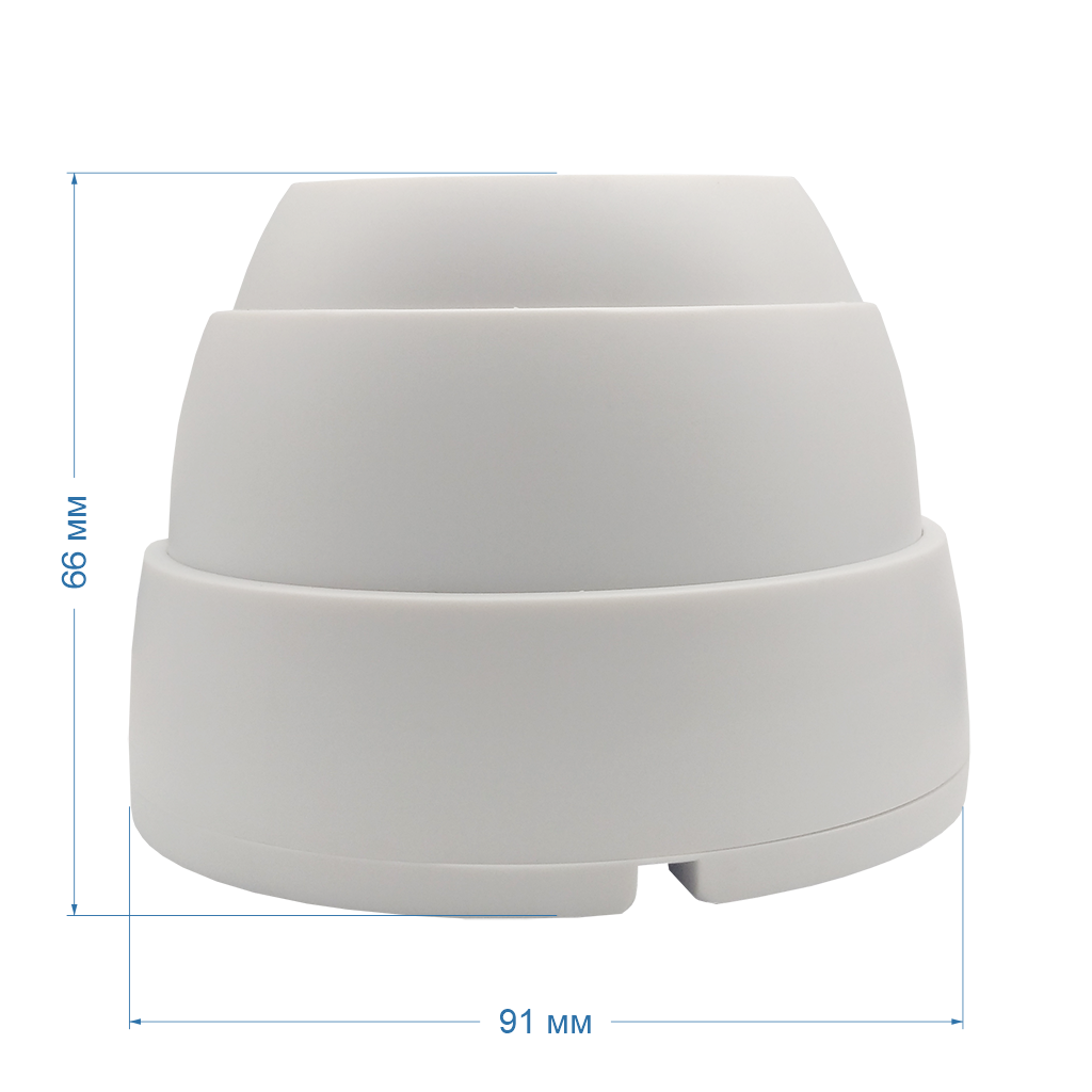 Видеокамера аналоговая 2Мп купольная IP54 ИК-20м (2.8мм) Space Technology ST-2004 00-00093653