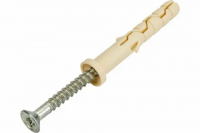 Дюбель-гвоздь 6х40 цилиндрический бортик, нейлон (150шт) Tech-KREP 101331