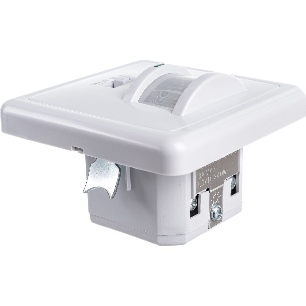 Датчик движения ИК встраиваемый 500w 140 гр. 12м IP20 белый FERON SEN1A 22016