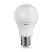 Лампа светодиодная LED 7 Вт 680 лм 3000К А60 груша теплый E27 AC 220В Black GAUSS 102502107